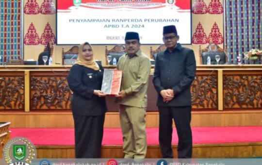 DPRD Gelar Rapat Paripurna Penyampaian Ranperda Perubahan APBD TA 2024