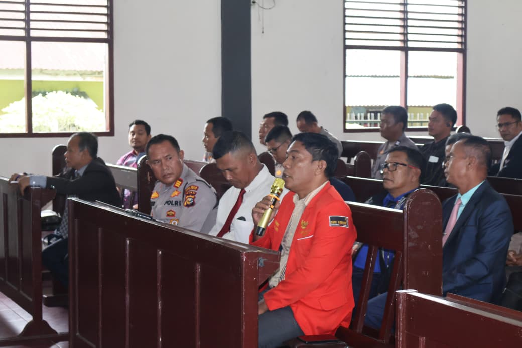 Porman Luhut LM L Tobing Ketua Pemuda Batak Bersatu (PBB) PAC kecamatan Pangkalan Kuras dan Kecamatan Bandar Petalangan Memberi Apresiasi Atas Kunjungan Kapolres Pelalawan