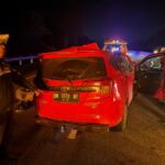 Laka Lantas Ganda di Tol Permai, Dua Orang Meninggal Dunia, PJR Riau Bertindak Cepat
