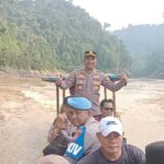 ‎Patroli Bersama Dubalang, Kapolres Kuansing Pastikan Aliran Sungai Batang Kuantan dan Singingi Bersih dari Aktivitas PETI