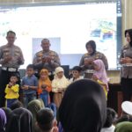 ‎Polantas Karib Disambut Senyum Anak-Anak, Ditlantas Polda Riau Tanamkan Keselamatan dan Cinta Lingkungan Sejak Dini